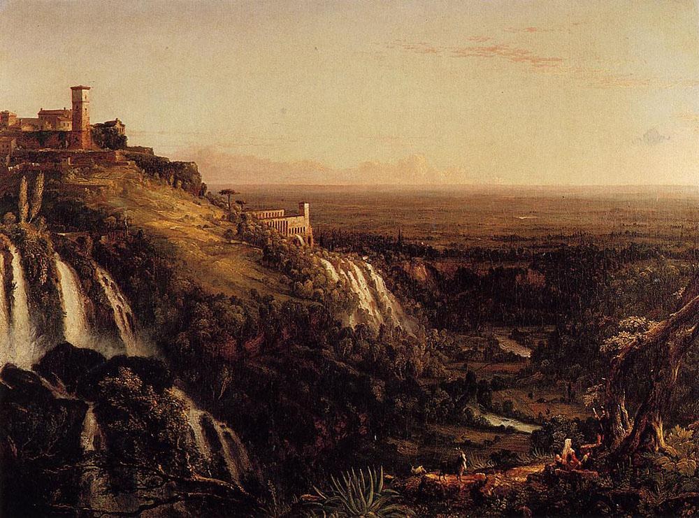 Thomas Cole The Cascatelli Tivoli Looking Towards Rome